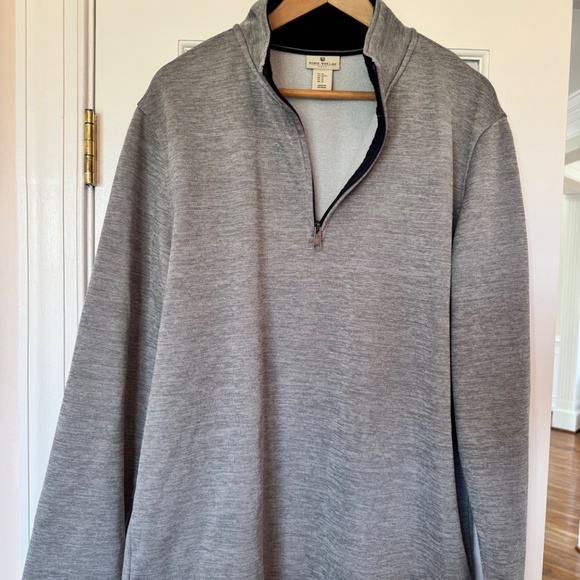 Rorie Whelan Golf Pullover Men's Sz XL Active 1/4 Zip Light Sweatshirt, Gray - Picture 4 of 4